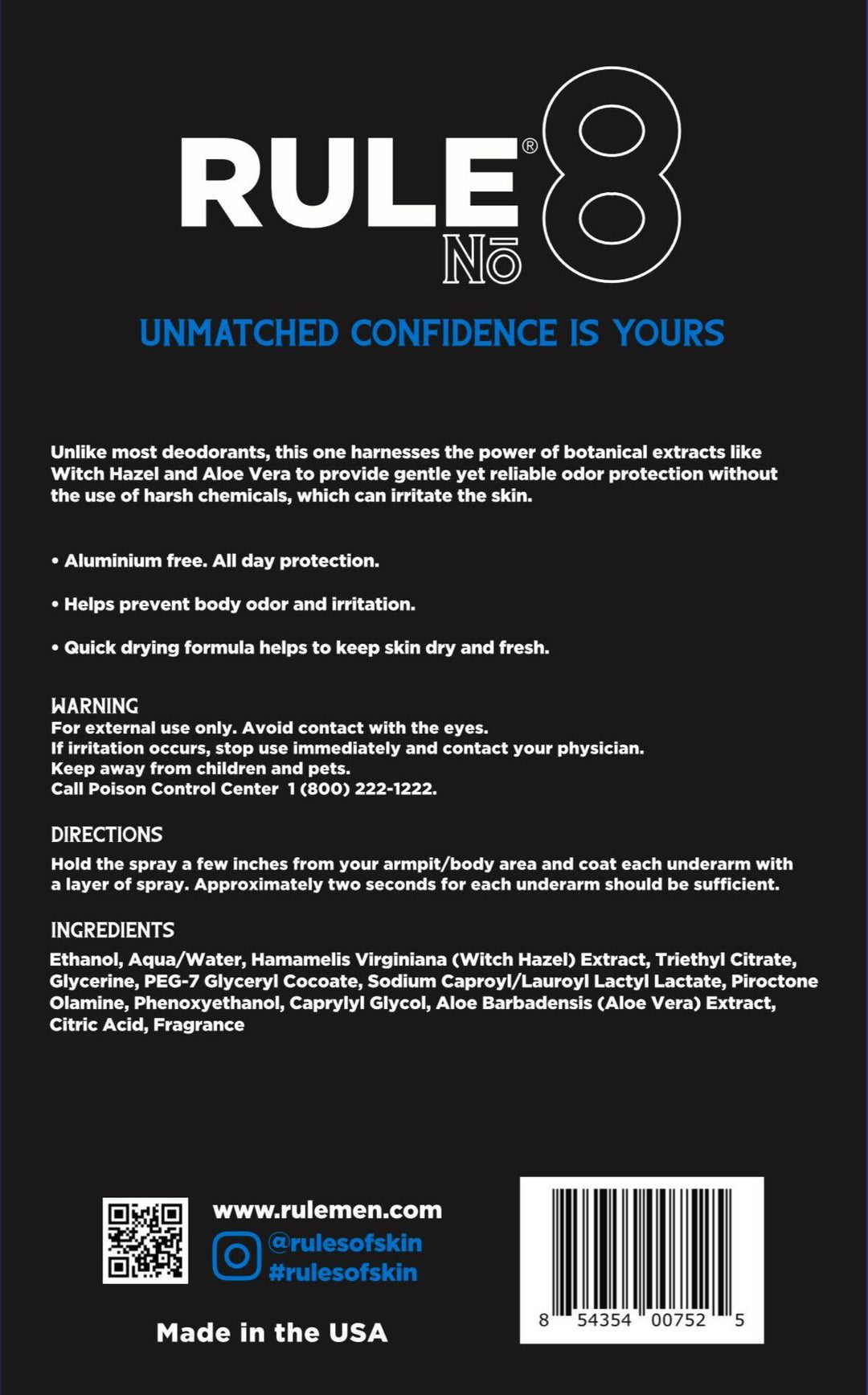 No.8 Aluminium-Free Deodorant